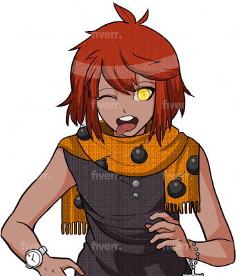 Orange Hair Danganronpa - Aquiacá Wallpaper